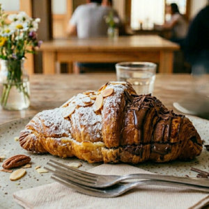 Croissant de Almendras con Chocolate